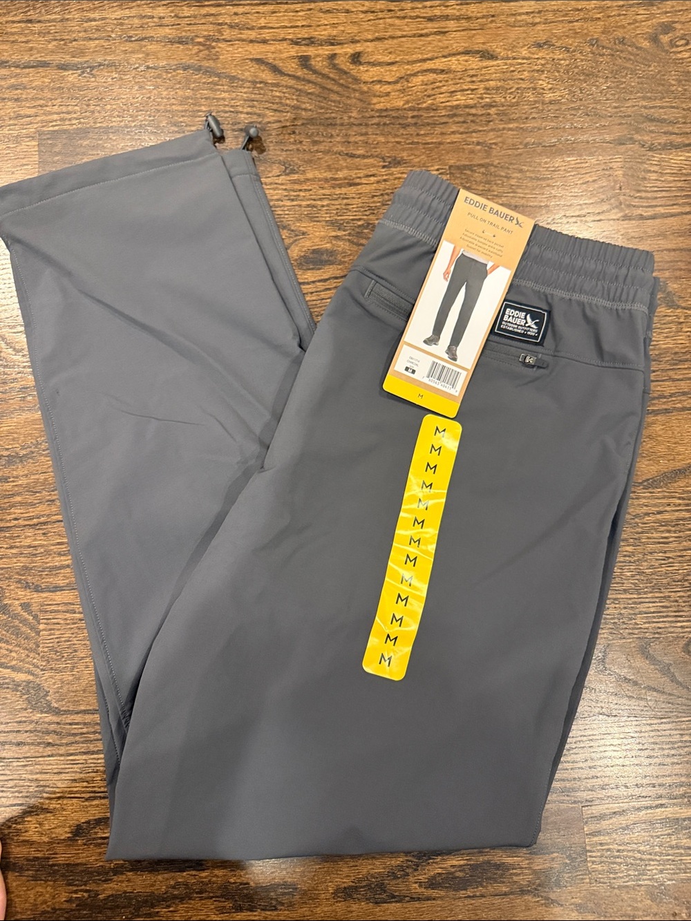 Eddie Bauer Men's Charcoal Stretch Pull-On Joggers size medium